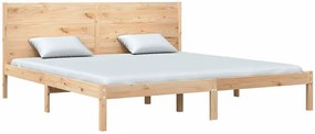 Małżeńskie łóżko z naturalnej litej sosny 200x200 - Sangriv 6X