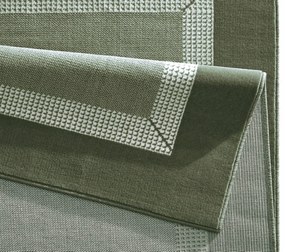 Dywan nowoczesny Basic zielony 80 cm x 500 cm