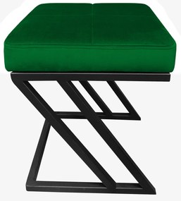 Pufa ZETA LOFT ławka taboret podnóżek metal MG25