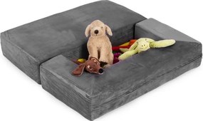 Modułowa sofa piankowa, dziecięca Twino, kolor szary