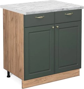 Szafka dolna do kuchni green gold country 80x60x82 fame-line