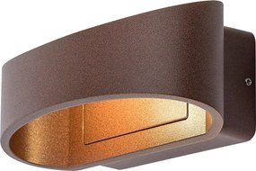 Rabalux 77180 - LED zewnętrzny kinkiet GERLA LED/9W/230V IP54 brązowy