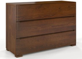 Komoda drewniana 3 szuflady Inca 2S - Orzech