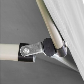 3 x 2 m Biała składana altana pokryta wodoodpornym PVC