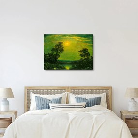 Obraz - Imitator of Ralph Albert Blakelock, Moonlight, reprodukcje (70x50 cm)