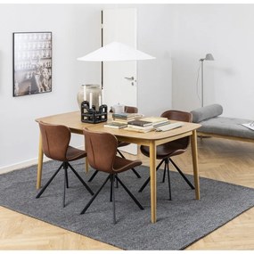 Rozkładany stół z blatem w dekorze dębu 180x90 cm Montreux – Actona