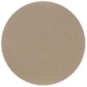 Mata stołowa ze skóry ekologicznej ø 40 cm Circle XL Nupo – LIND DNA