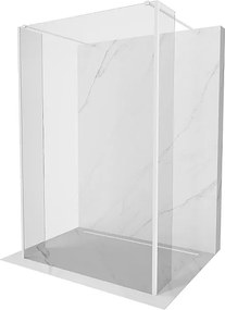 Mexen Kioto ścianka prysznicowa wolnostojąca 180 x 30 x 30 cm, transparent, biała - 800-180-030-222-20-00-030
