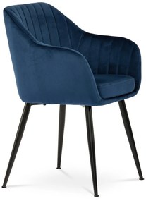 Zestaw krzeseł do jadalni PIKA BLUE4, 2 szt.