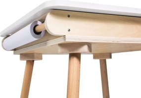 Rosnący zestaw dziecięcy BUNNY, stolik i 2 krzesełka, biały/brązowy ELIS design