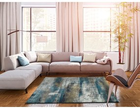 Niebieski dywan Universal Kalia Abstract, 120x170 cm