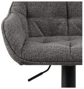 Ciemnoszare hokery obrotowe zestaw 2 szt. 109 cm Brooke – Actona