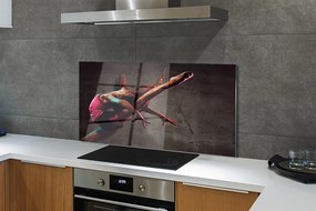 Szklany Panel Akrobatyczny Szpagat