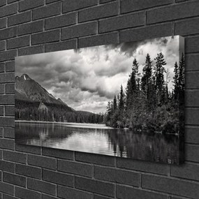 Obraz Canvas Góra Las Jezioro Natura