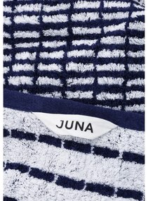 Biały/niebieski ręcznik z mieszanki bambusa frotte 50x100 cm Nuance – JUNA