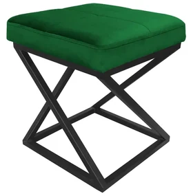 Pufa ZAZU 2 MG VELVET zielona ATOS
