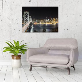 Obraz Brooklyn Bridges i Nowego Jorku (70x50 cm)