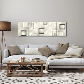 Geometryczny abstrakcyjny obraz (170x50 cm)