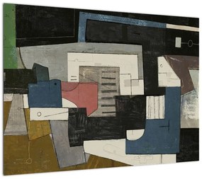 Obraz - Abstrakcja, kubizm (70x50 cm)