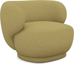 Musztardowy fotel Hina – Makamii