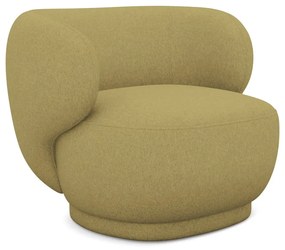 Musztardowy fotel Hina – Makamii