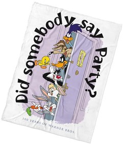 Carbotex Kocyk dziecięcy Looney Tunes Impreza uTrhlików, 130 x 170 cm