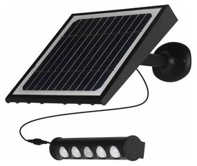 LED Solarna lampa ścienna z czujnikiem LED/8W/3,7V 4000 mAh 4000K IP65