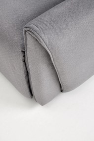 Fotel wypoczynkowy elektrycznie rozkładany popiel GELATO