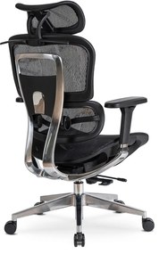Fotel Biurowy Ergonomiczny Obrotowy NINO Czarny Nowoczesny
