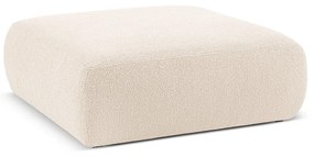 Beżowy puf z materiału bouclé Molino – Micadoni Home