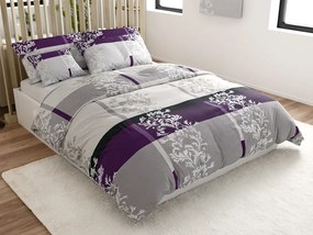 PrzytulneMieszkanie.pl PrzytulneMieszkanie.pl Pościel bawełniana DELUXE fioletowa Rozmiar pościeli: 2 szt 70 x 90 cm | 200 x 220 cm