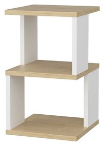 Stolik nocny Carter Oak White