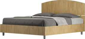Łóżko wyposażone w stelaż z listwami 160x190 Dąb naturalny Dora