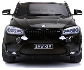 Auto na akumulator bmw x6m czarne dwuosobowy fotel