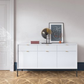 Komoda STELLARE 154 cm do Salonu Sypialni Biały