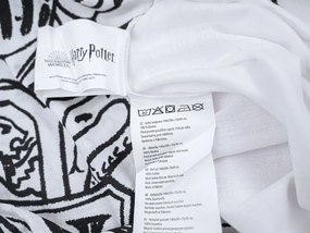 PrzytulneMieszkanie.pl PrzytulneMieszkanie.pl Pościel świecąca HARRY POTTER VISION biała Rozmiar pościeli: 70 x 90 cm | 140 x 200 cm