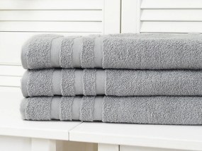 Dziecięcy ręcznik LINEA 30x50 cm ciemnoszary, 100% bawełna