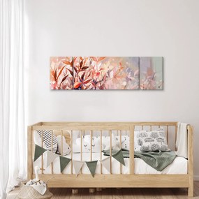 Obraz - Malowanie pastelami jesieni (170x50 cm)