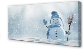 Zdjęcie na płótnie Bałwan w Śniegu