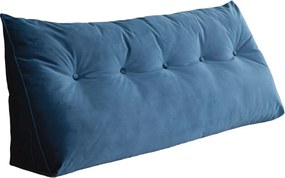Poduszka na zagłówek PILLOW CHIC VELVET 180 granatowa