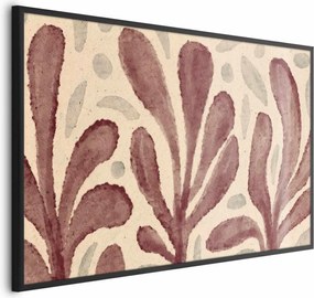 Plakat Liście i plamy 42x29,7 cm z ramą czarną bez marginesu ARTGEIST B