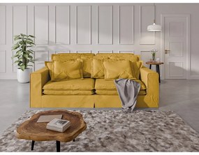 Żółta sofa 236 cm Nora – Ropez