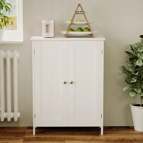 Szafka regał komoda łazienka przedpokój loft 2 drzwi biała wysoka 80 cm