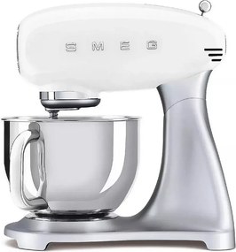 Robot kuchenny Smeg Lata 50. 4,8L biały - 800W, 10 prędkości, w zestawie akcesoria ze stali nierdzewnej