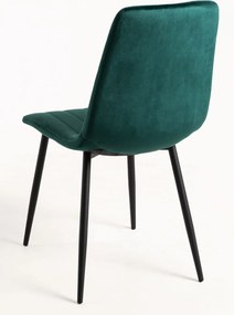 Zestaw 4 Krzese Liny Aksamitne