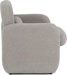 Fotel Wypoczynkowy do Salonu TOGO Szary Boucle Nowoczesny