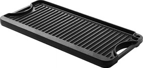 Płyta Grillowa, SucceBuy Reversible Cast Iron Griddle, Wstępnie Sezonowana, 492 × 218 mm