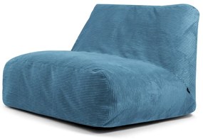 Niebieski sztruksowy worek do siedzenia Sofa Tube – SLOWDOWN