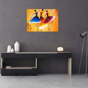 Obraz - Obraz olejny, baletki (70x50 cm)