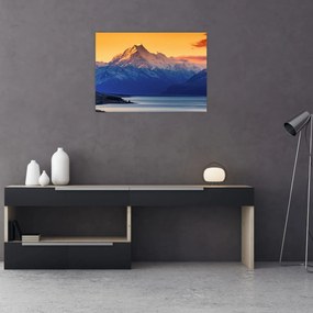 Obraz - Jezioro Pukaki (70x50 cm)